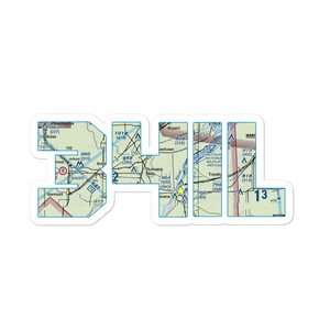G. Bray Airport (34IL) VFR Sectional Sticker