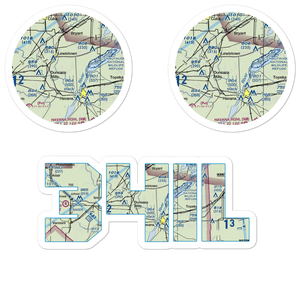 G. Bray Airport (34IL) VFR Sectional Sticker Pack