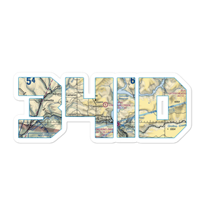 Freeman Creek Airport (34ID) VFR Sectional Sticker