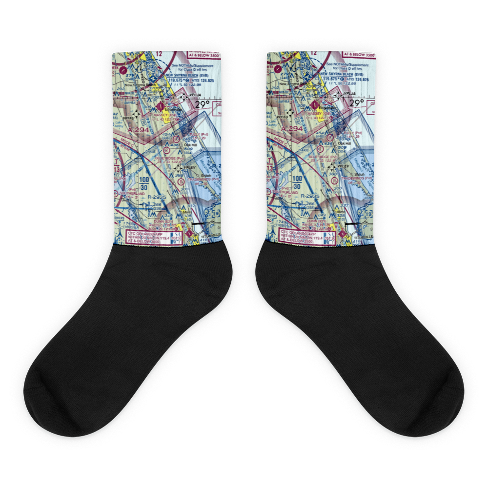 Blue Ridge Flightpark Airport (34FD) VFR Sectional Socks 