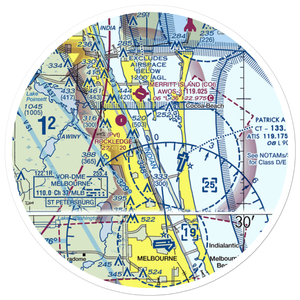 Gezik Seaplane Base (34FA) VFR Sectional Sticker (30 mile)