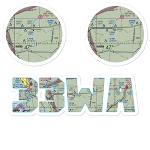 Franz Ranch Airport (33WA) VFR Sectional Sticker Pack