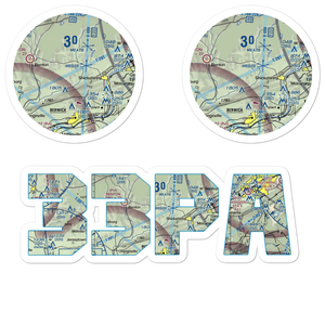 Sutliff Private Airport (33PA) VFR Sectional Sticker Pack