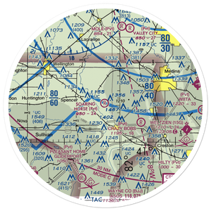 Soaring Horse Airport (33OI) VFR Sectional Sticker (30 mile)