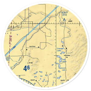 Orr Ranch Airport (33NE) VFR Sectional Sticker (30 mile)