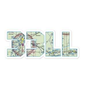 Isley Airport (33LL) VFR Sectional Sticker