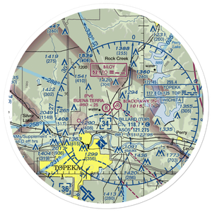 Buena Terra Airport (33KS) VFR Sectional Sticker (30 mile)
