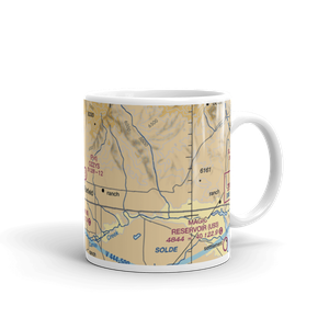 Ozzy's Airport (33ID) VFR Sectional  Mug