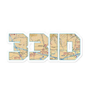 Ozzy's Airport (33ID) VFR Sectional Sticker