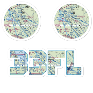 Flying S Ranch Airport (33FL) VFR Sectional Sticker Pack