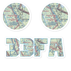 Recreation Corporation Airport (33FA) VFR Sectional Sticker Pack