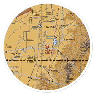 Melby Ranch Airstrip (33CO) VFR Sectional Sticker (30 mile)