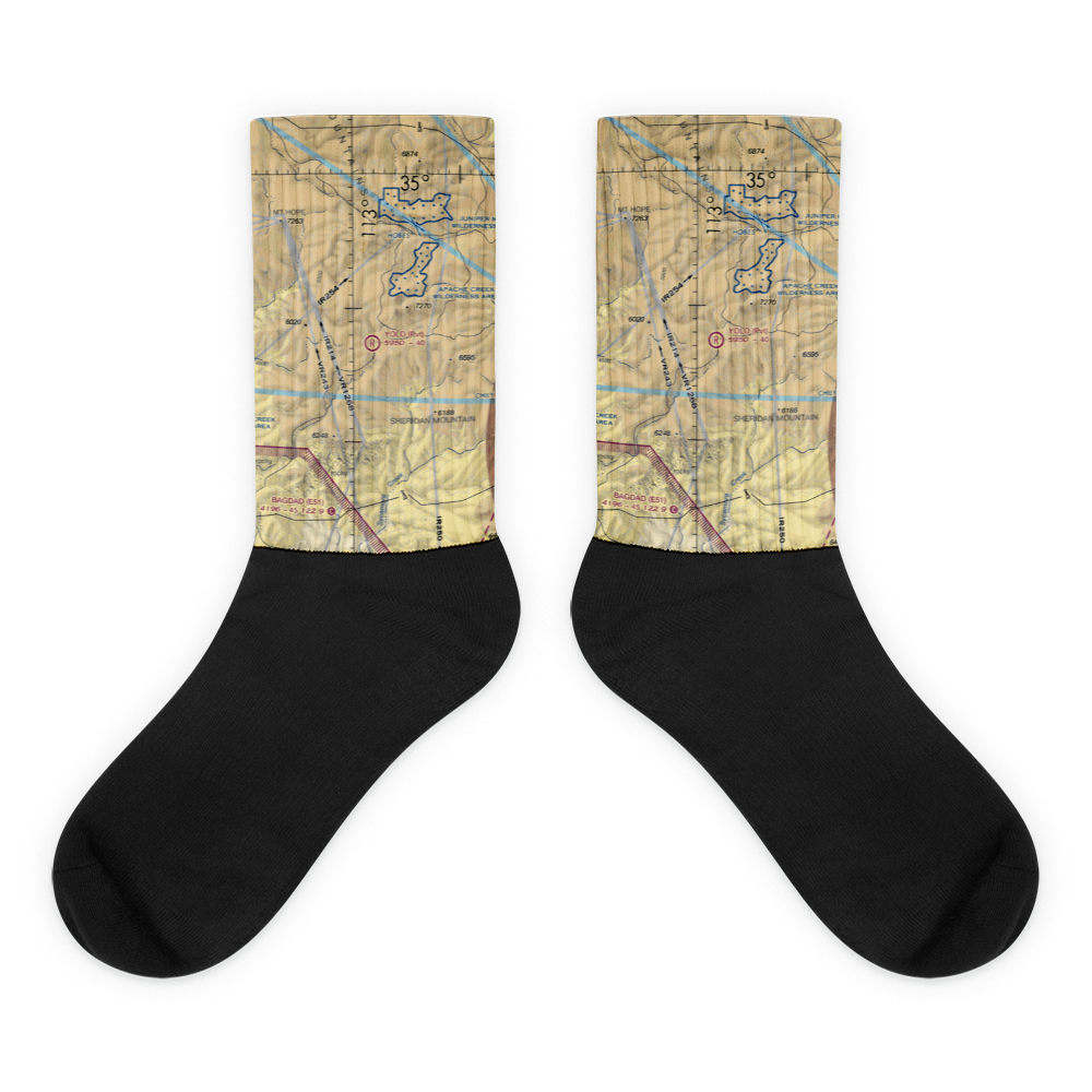 Yolo Ranch Airport (33AZ) VFR Sectional Socks 