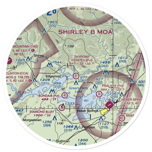 Skypoint Estates Airport (33AR) VFR Sectional Sticker (30 mile)