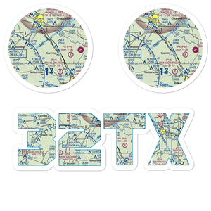 Hinson Airport (32TX) VFR Sectional Sticker Pack