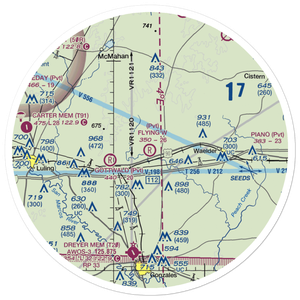 Wilbourn Ranch Airport (32TA) VFR Sectional Sticker (30 mile)