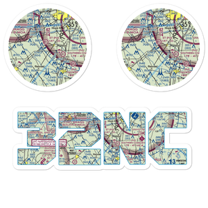 Hall Field (32NC) VFR Sectional Sticker Pack