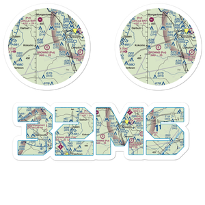 Browns Landing (32MS) VFR Sectional Sticker Pack