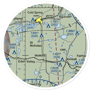 Don's Landing Field (32MN) VFR Sectional Sticker (20 mile)