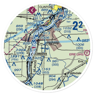 The Sandbox Airport (32LL) VFR Sectional Sticker (20 mile)