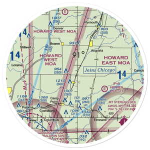 Baker Airport (32IS) VFR Sectional Sticker (30 mile)