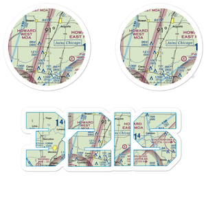 Baker Airport (32IS) VFR Sectional Sticker Pack