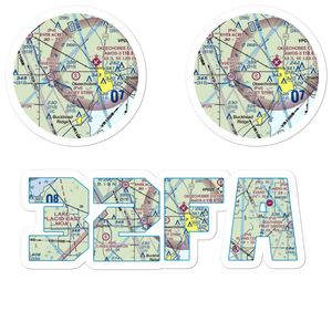Sunset Strip Airpark (32FA) VFR Sectional Sticker Pack