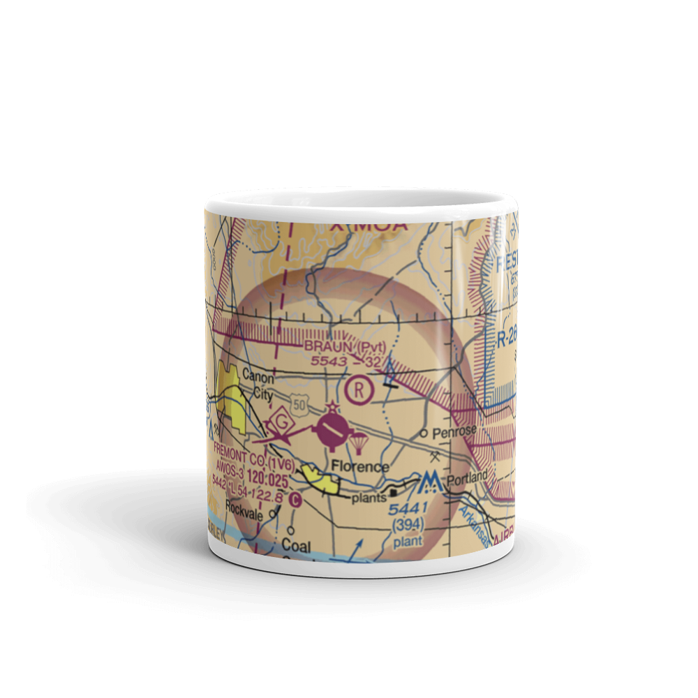 Braun Airport (32CO) VFR Sectional  Mug 