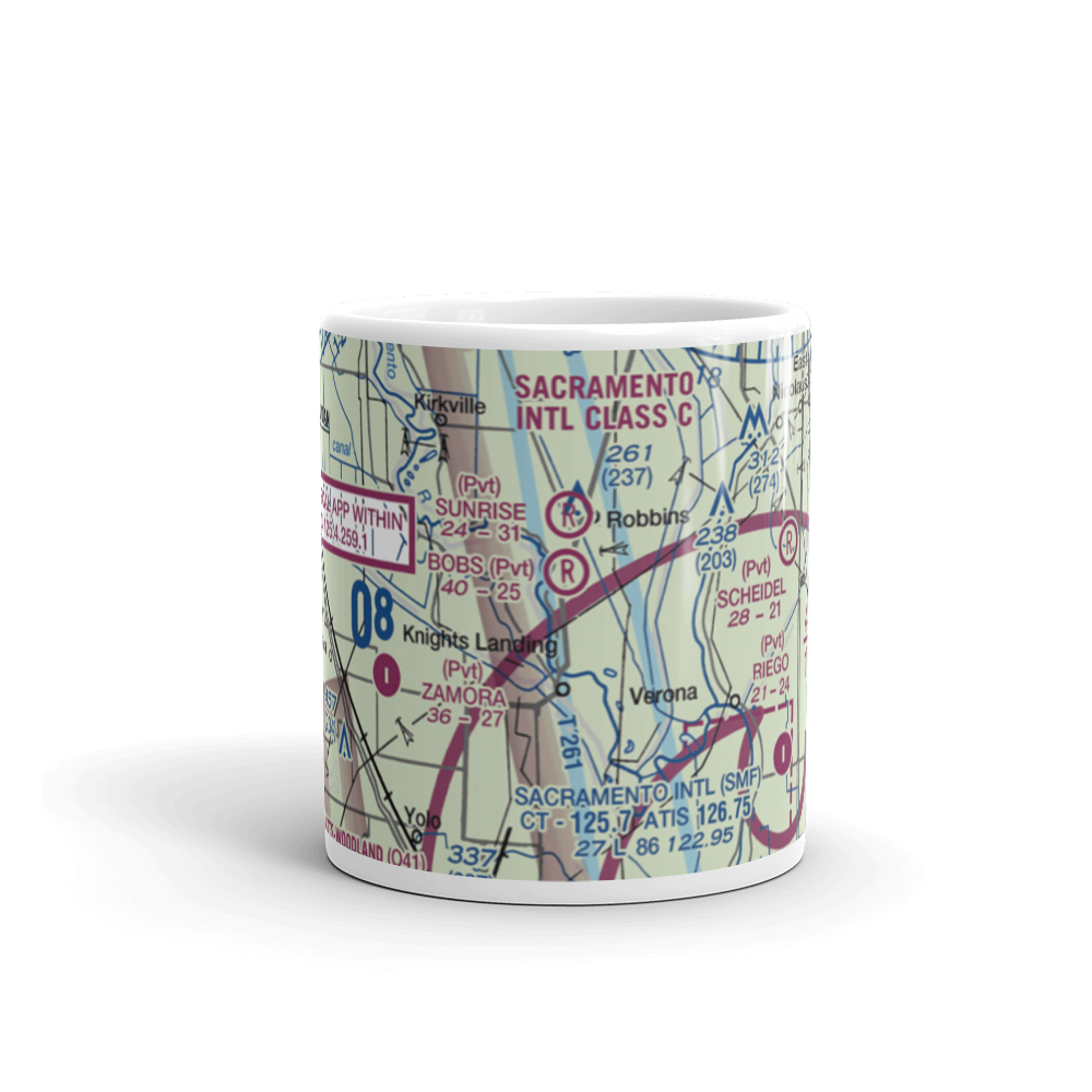 Bob's Flying Service Inc Airport (32CL) VFR Sectional  Mug 