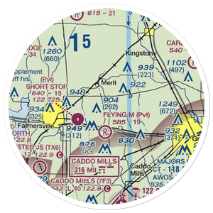 Fly-N-Ski Airport (31XS) VFR Sectional Sticker (20 mile)