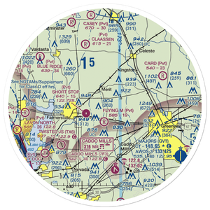 Fly-N-Ski Airport (31XS) VFR Sectional Sticker (30 mile)