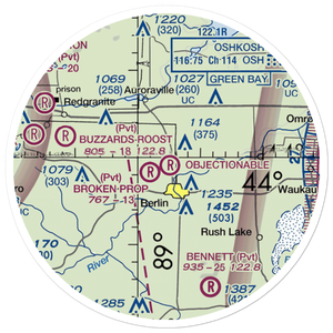 Berlin Field LLC (31WN) VFR Sectional Sticker (20 mile)