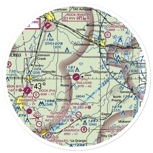 Sullivan Airport (31WI) VFR Sectional Sticker (30 mile)