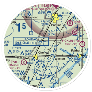 Seeman Airport (31LL) VFR Sectional Sticker (20 mile)