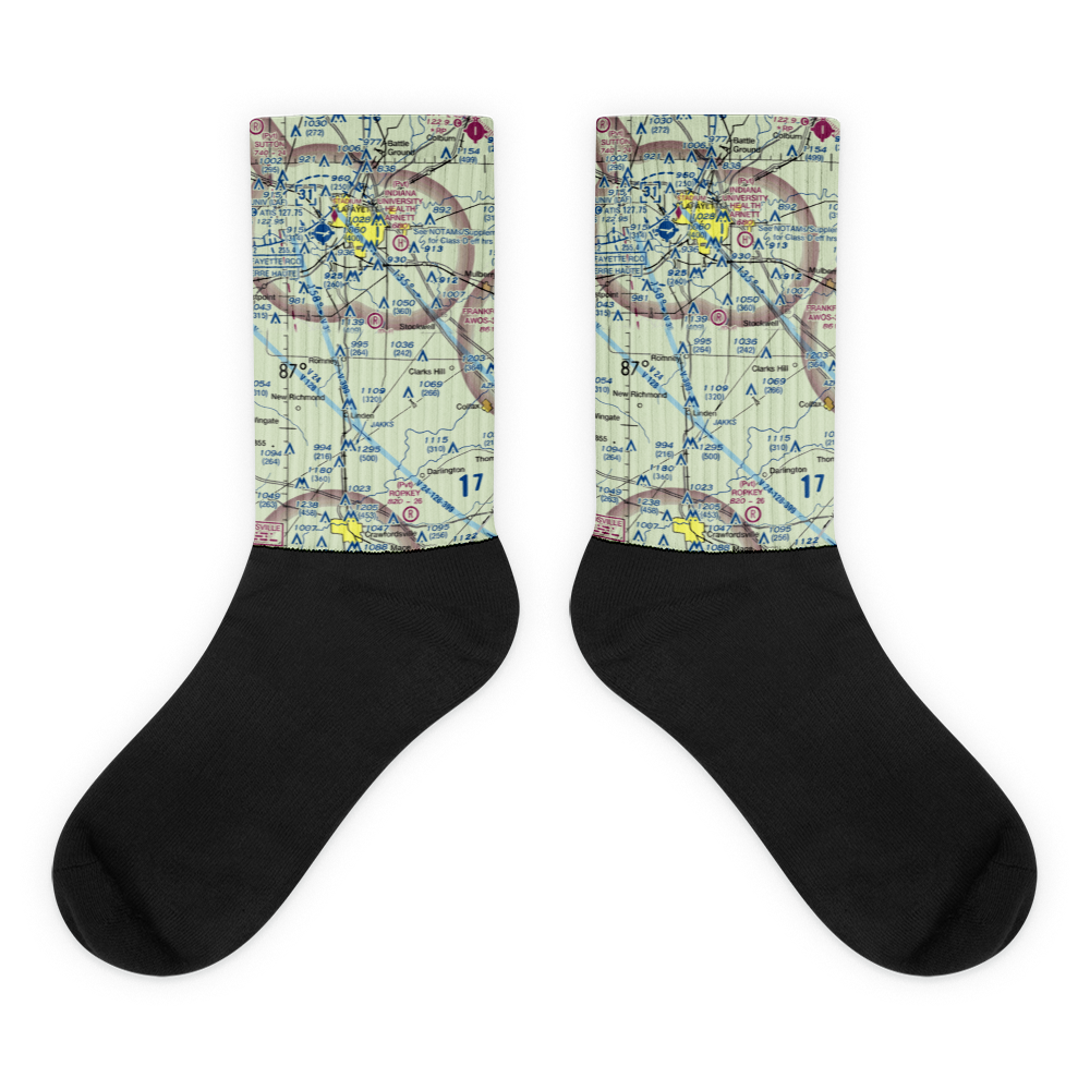 Timber House Airport (31IN) VFR Sectional Socks 