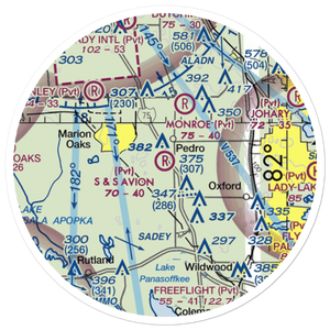 S & S Avion Ranch Airport (31FA) VFR Sectional Sticker (20 mile)