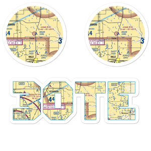 Cone Airport (30TE) VFR Sectional Sticker Pack