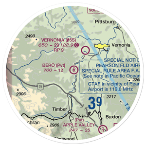Bero Field (30OR) VFR Sectional Sticker (20 mile)