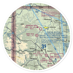 Bero Field (30OR) VFR Sectional Sticker (30 mile)