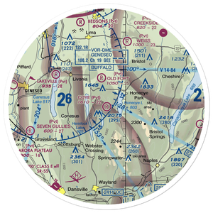 Coye Field (30NY) VFR Sectional Sticker (30 mile)