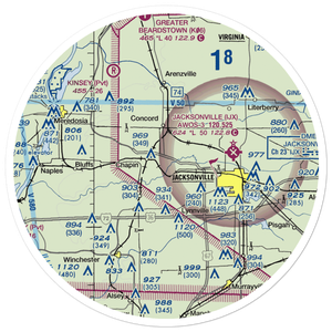 Williams Airpark (30LL) VFR Sectional Sticker (30 mile)