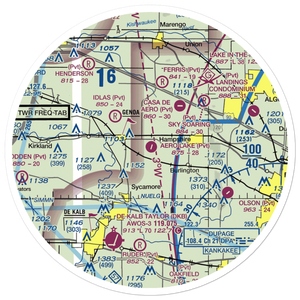 Aero Lake Estates Airport (30IS) VFR Sectional Sticker (30 mile)
