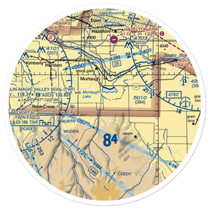 Mason Airport (30ID) VFR Sectional Sticker (30 mile)