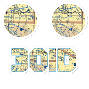 Mason Airport (30ID) VFR Sectional Sticker Pack