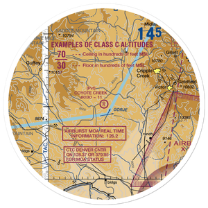 Coyote Creek Ranch Airport (30CO) VFR Sectional Sticker (30 mile)