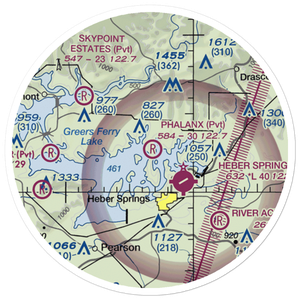 Phalanx Airport (30AR) VFR Sectional Sticker (20 mile)