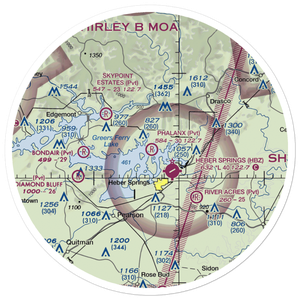 Phalanx Airport (30AR) VFR Sectional Sticker (30 mile)