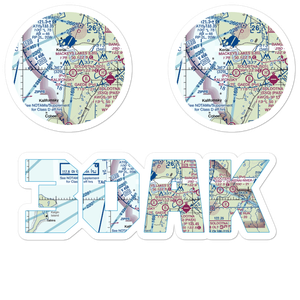 Doyle Estates Airport (30AK) VFR Sectional Sticker Pack