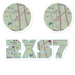 Annandale Ranch Airport (2XS7) VFR Sectional Sticker Pack