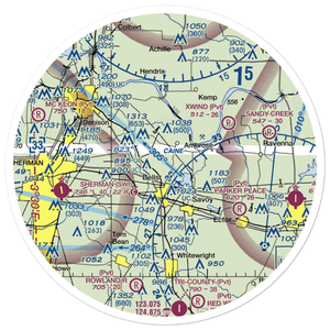 Skida Patch Airport (2XS4) VFR Sectional Sticker (30 mile)